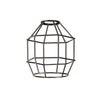 Abode Hexagon 140mm Wire Cage Shade in Black Chrome