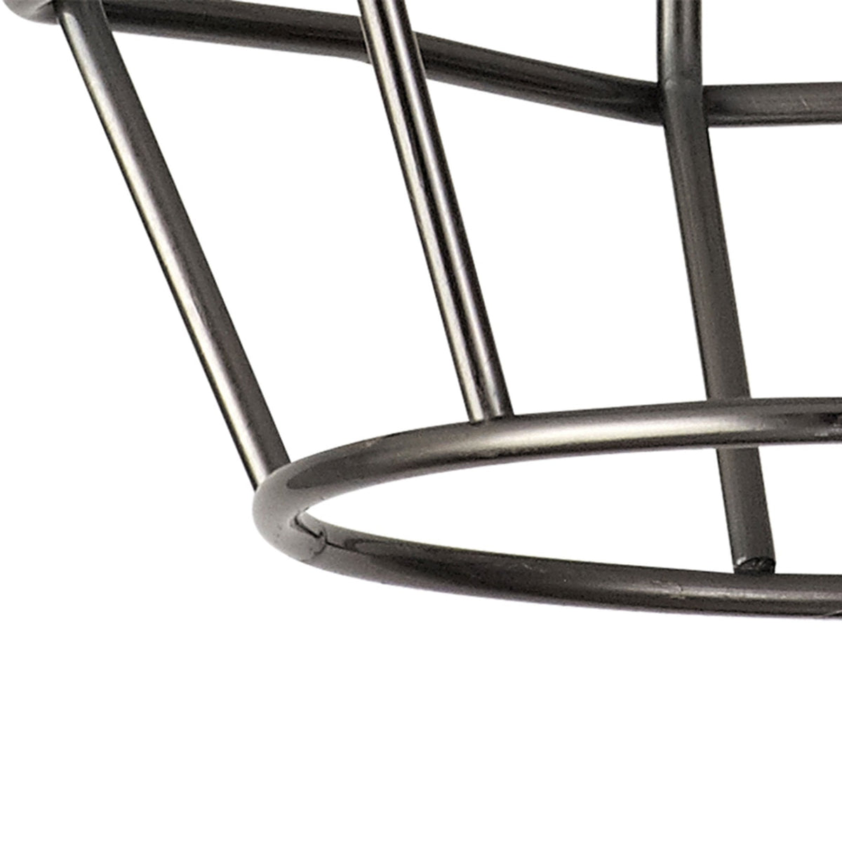 Abode Hexagon 140mm Wire Cage Shade in Black Chrome