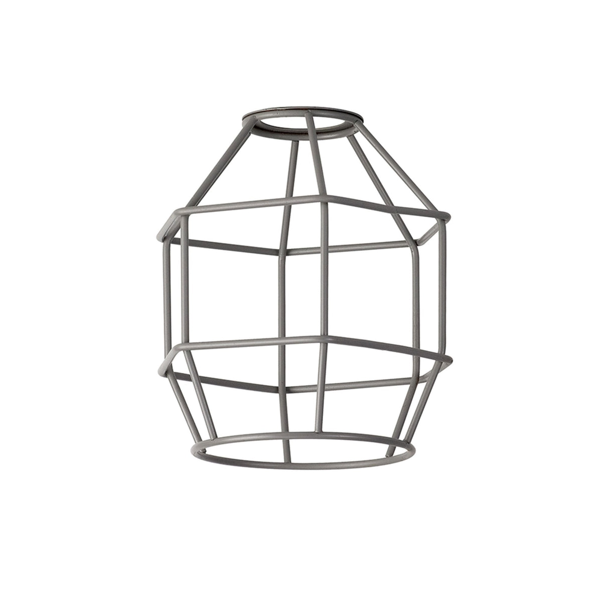 Abode Hexagon 140mm Wire Cage Shade in Grey