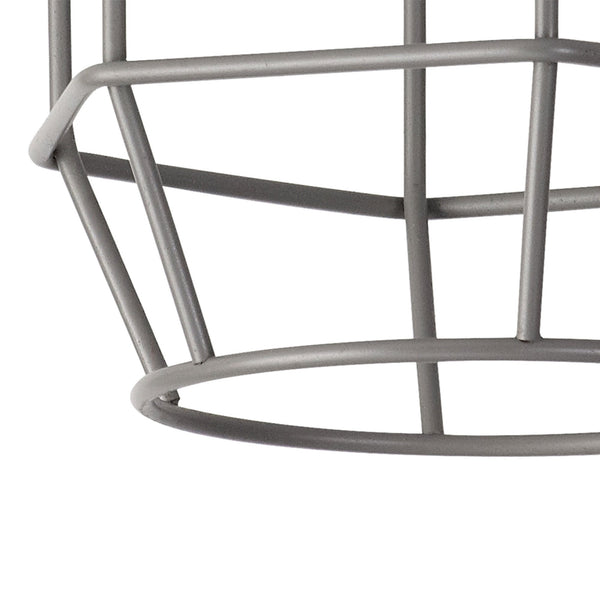Abode Hexagon 140mm Wire Cage Shade in Grey