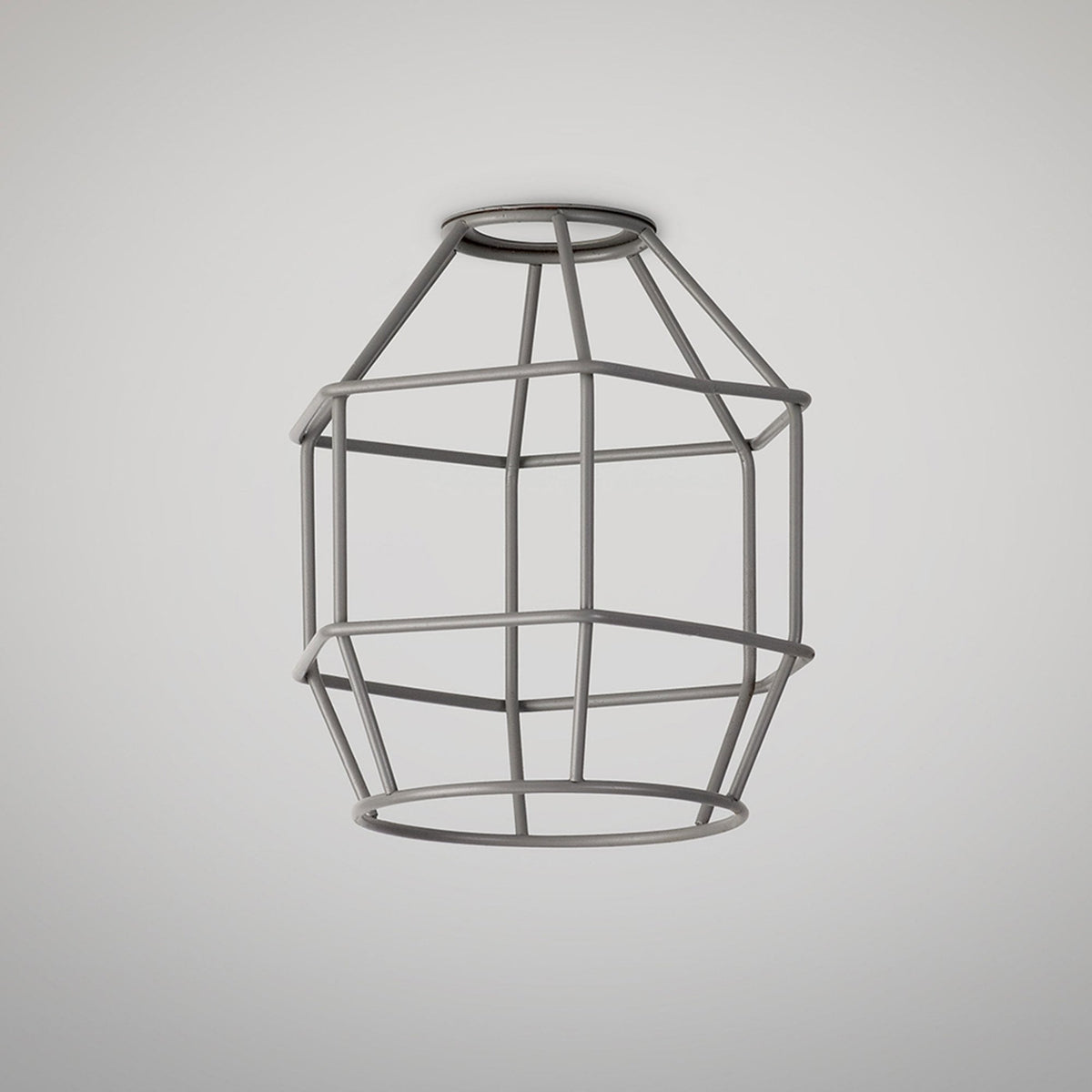 Abode Hexagon 140mm Wire Cage Shade in Grey