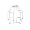 Abode Hexagon 140mm Wire Cage Shade in White