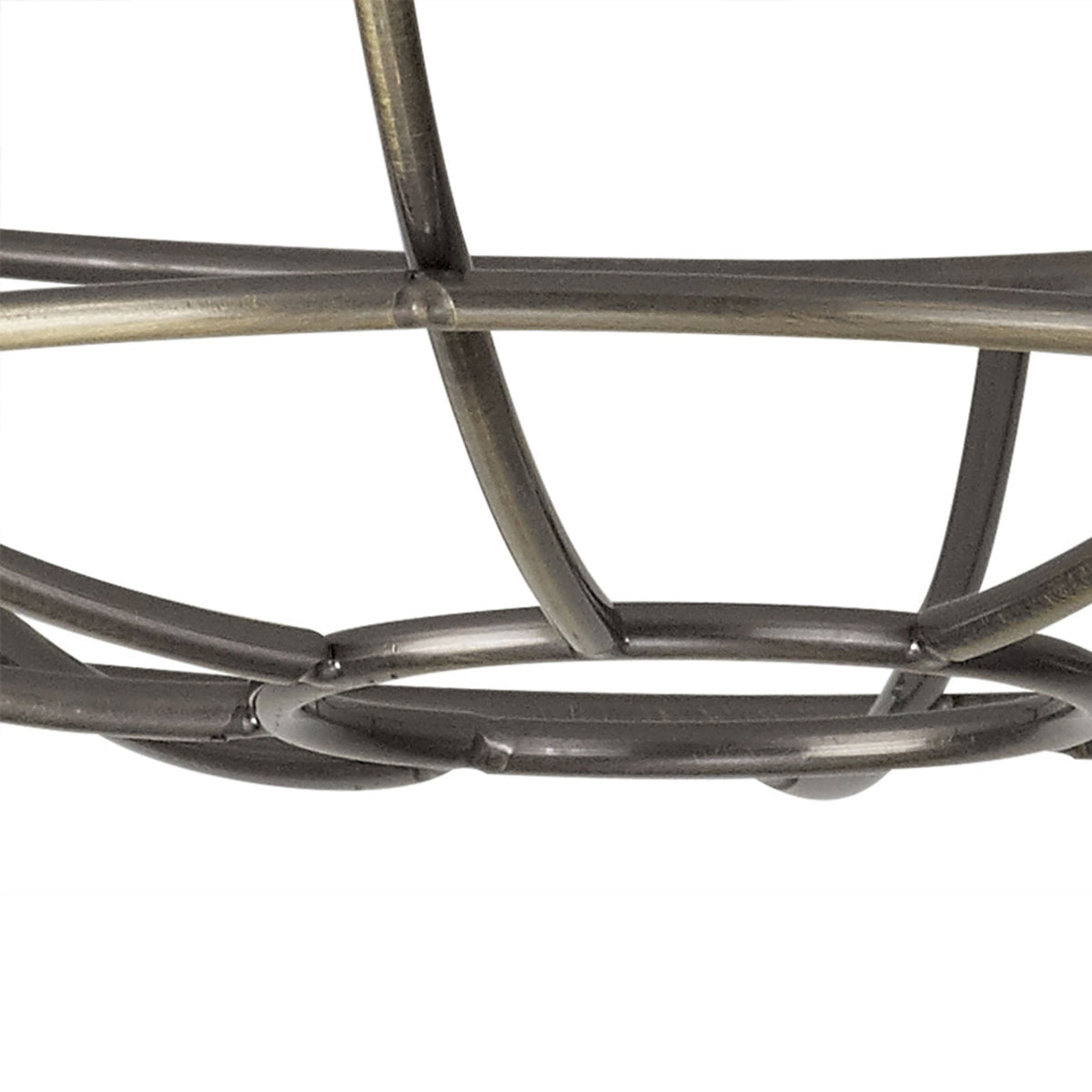 Abode Shallow Round 250mm Wire Cage Guard in Brushed Bronze