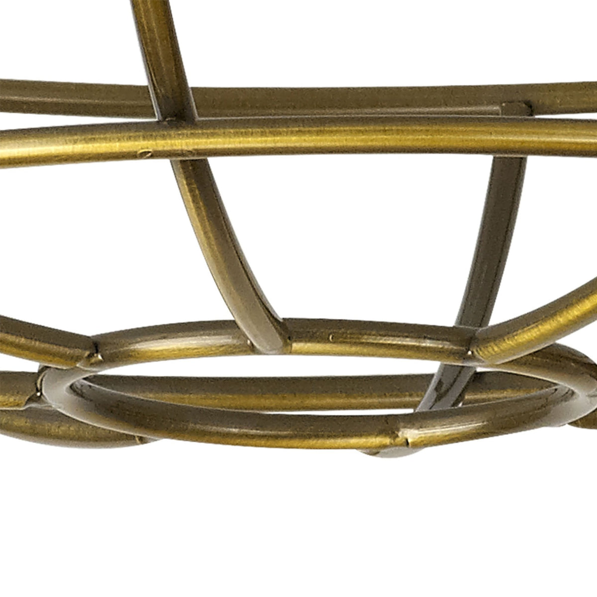 Abode Shallow Round 250mm Wire Cage Guard in Brushed Brown Bronze