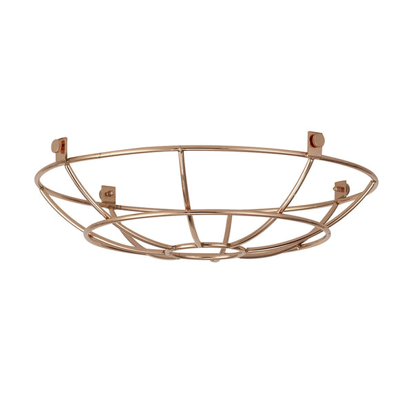 Abode Shallow Round 250mm Wire Cage Guard in Copper