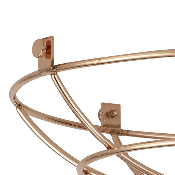 Abode Shallow Round 250mm Wire Cage Guard in Copper