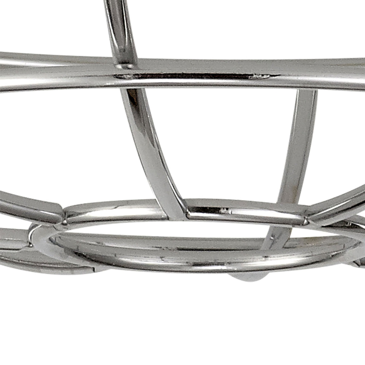Abode Shallow Round 250mm Wire Cage Guard in Chrome