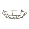 Abode Shallow Round 250mm Wire Cage Guard in Brushed Nickel