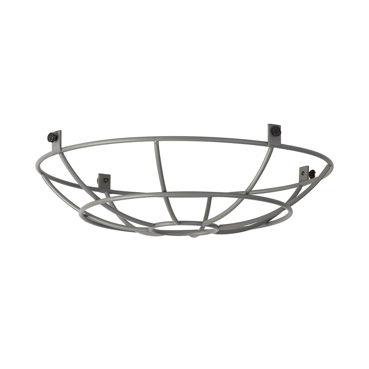 Abode Shallow Round 250mm Wire Cage Guard in Grey
