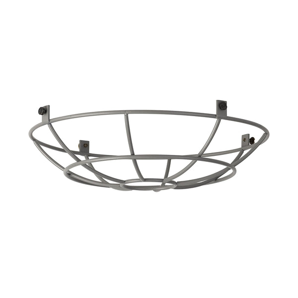 Abode Shallow Round 250mm Wire Cage Guard in Grey