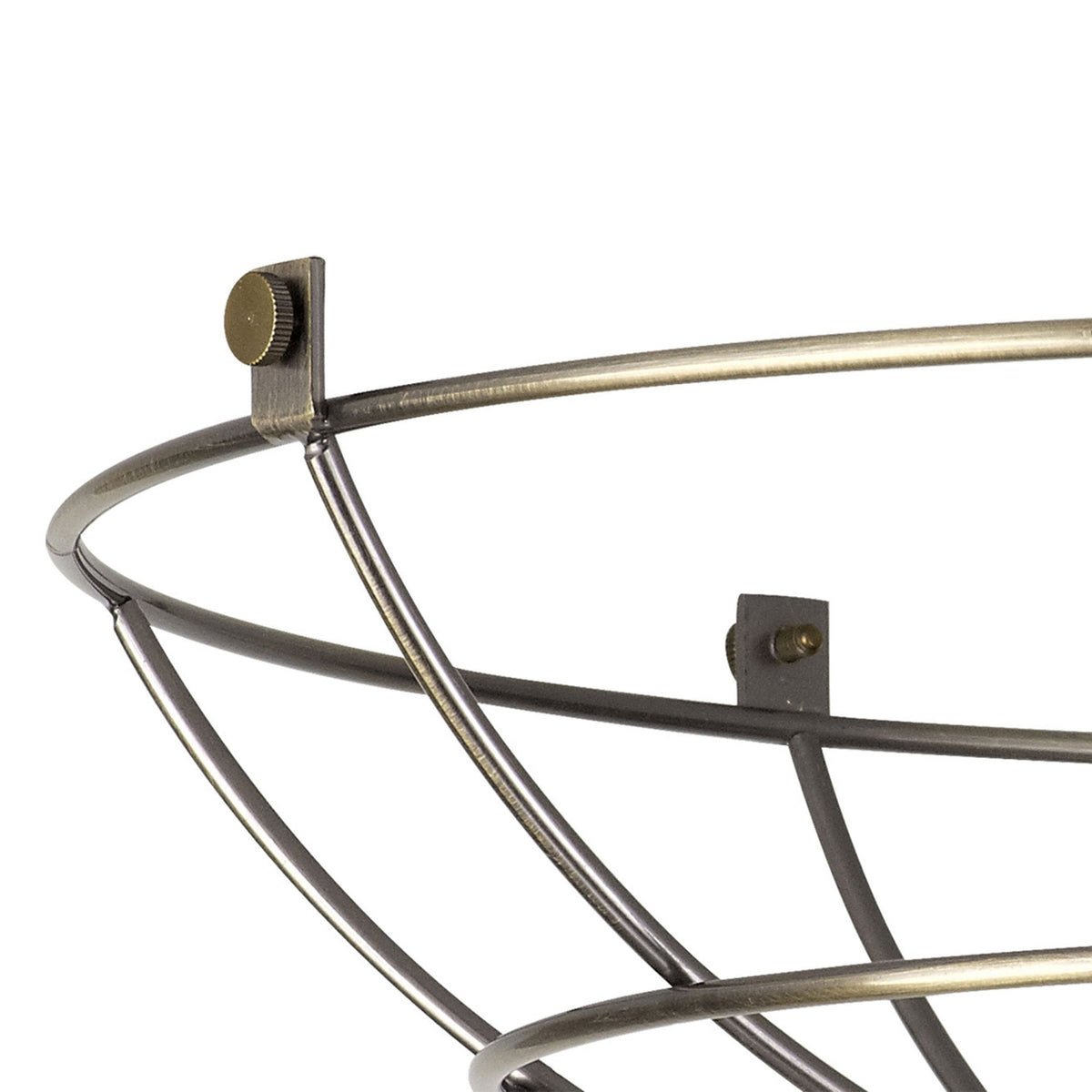 Abode Shallow Round 350mm Wire Cage Guard in Brushed Bronze