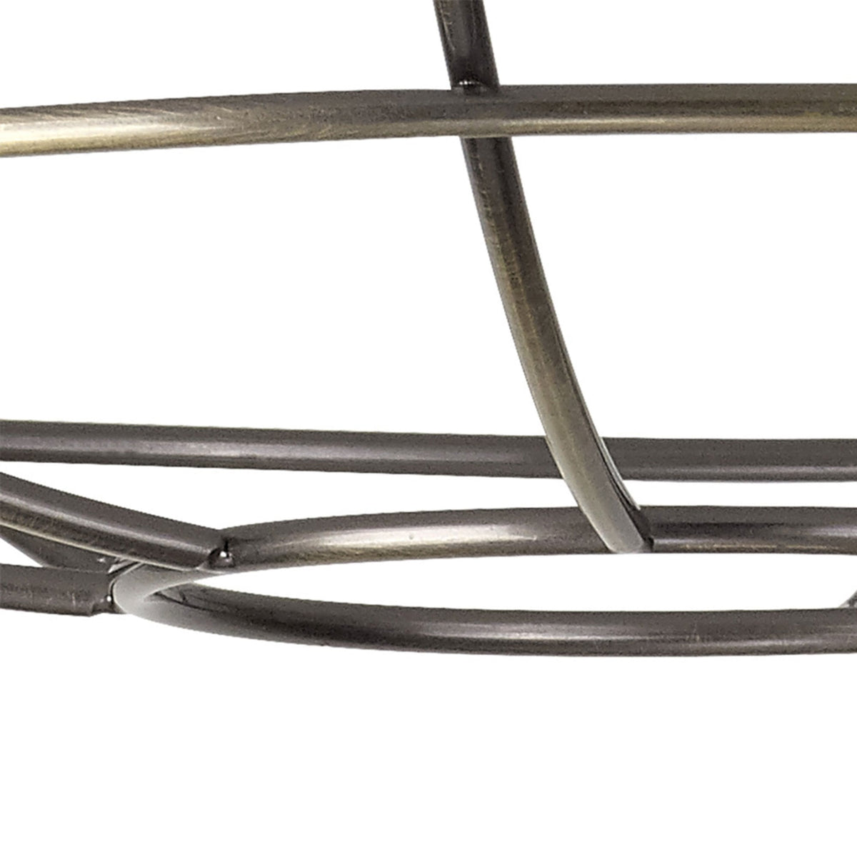 Abode Shallow Round 350mm Wire Cage Guard in Brushed Bronze