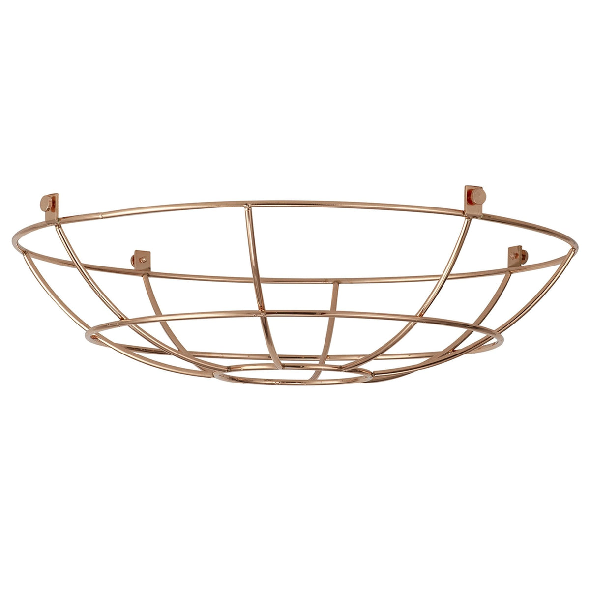 Abode Shallow Round 350mm Wire Cage Guard in Copper