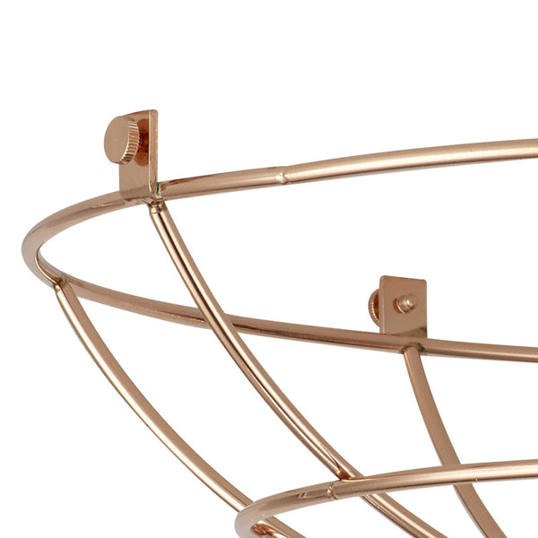 Abode Shallow Round 350mm Wire Cage Guard in Copper