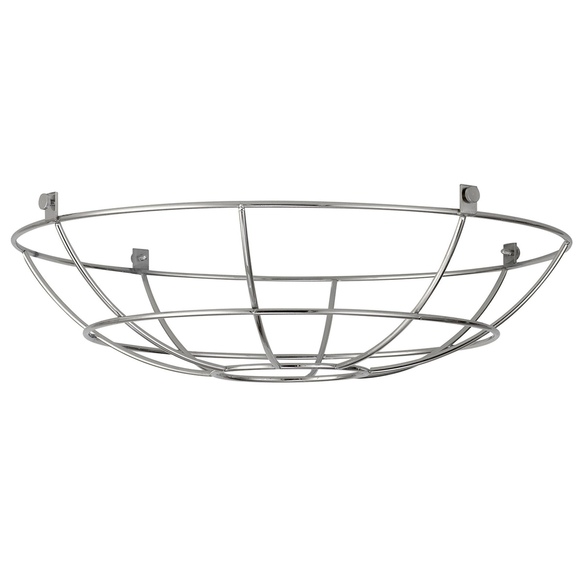 Abode Shallow Round 350mm Wire Cage Guard in Chrome