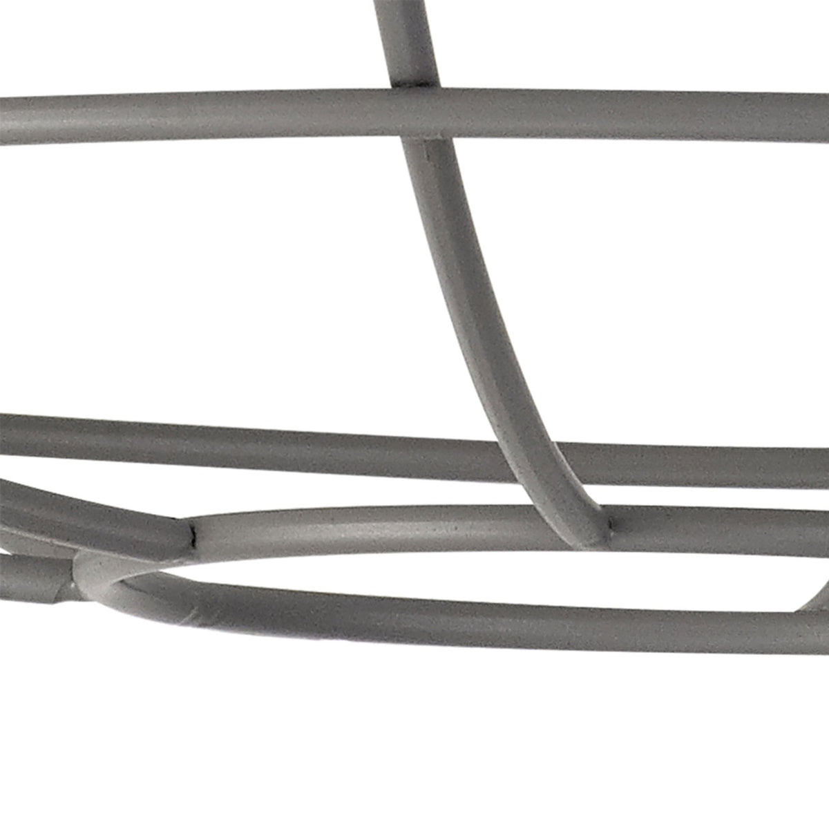 Abode Shallow Round 350mm Wire Cage Guard in Grey