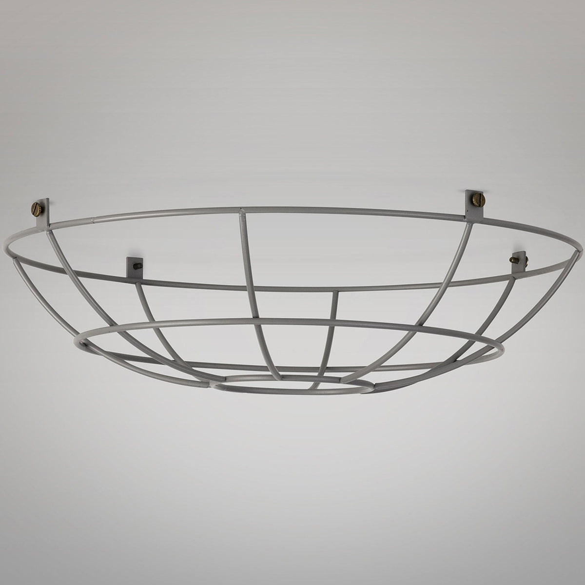 Abode Shallow Round 350mm Wire Cage Guard in Grey