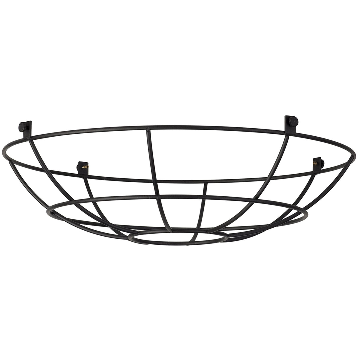 Abode Shallow Round 350mm Wire Cage Guard in Black