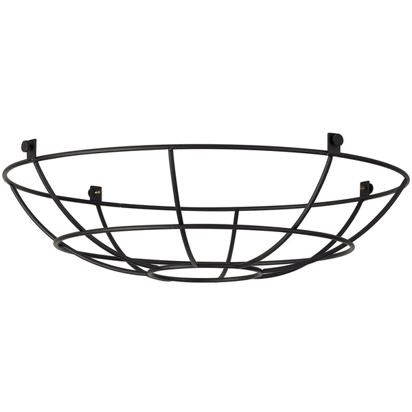 Abode Shallow Round 350mm Wire Cage Guard in Black
