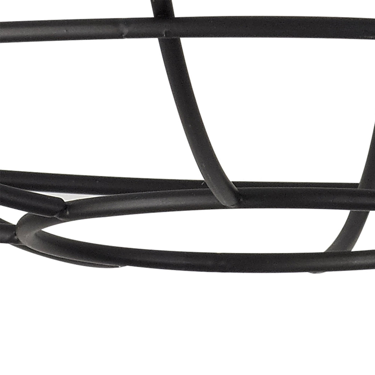 Abode Shallow Round 350mm Wire Cage Guard in Black