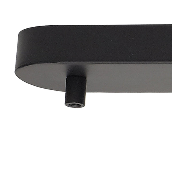 Abode Four Cable 800mm Bar Ceiling Rose in Black