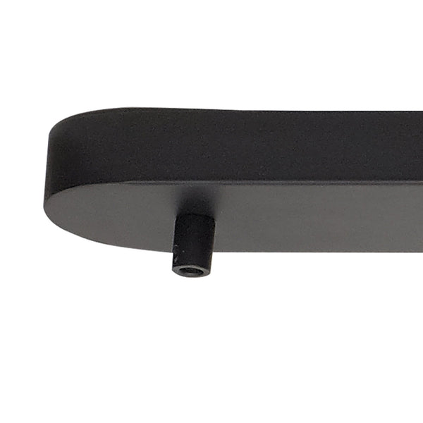 Abode Five Cable 1000mm Bar Ceiling Rose in Black