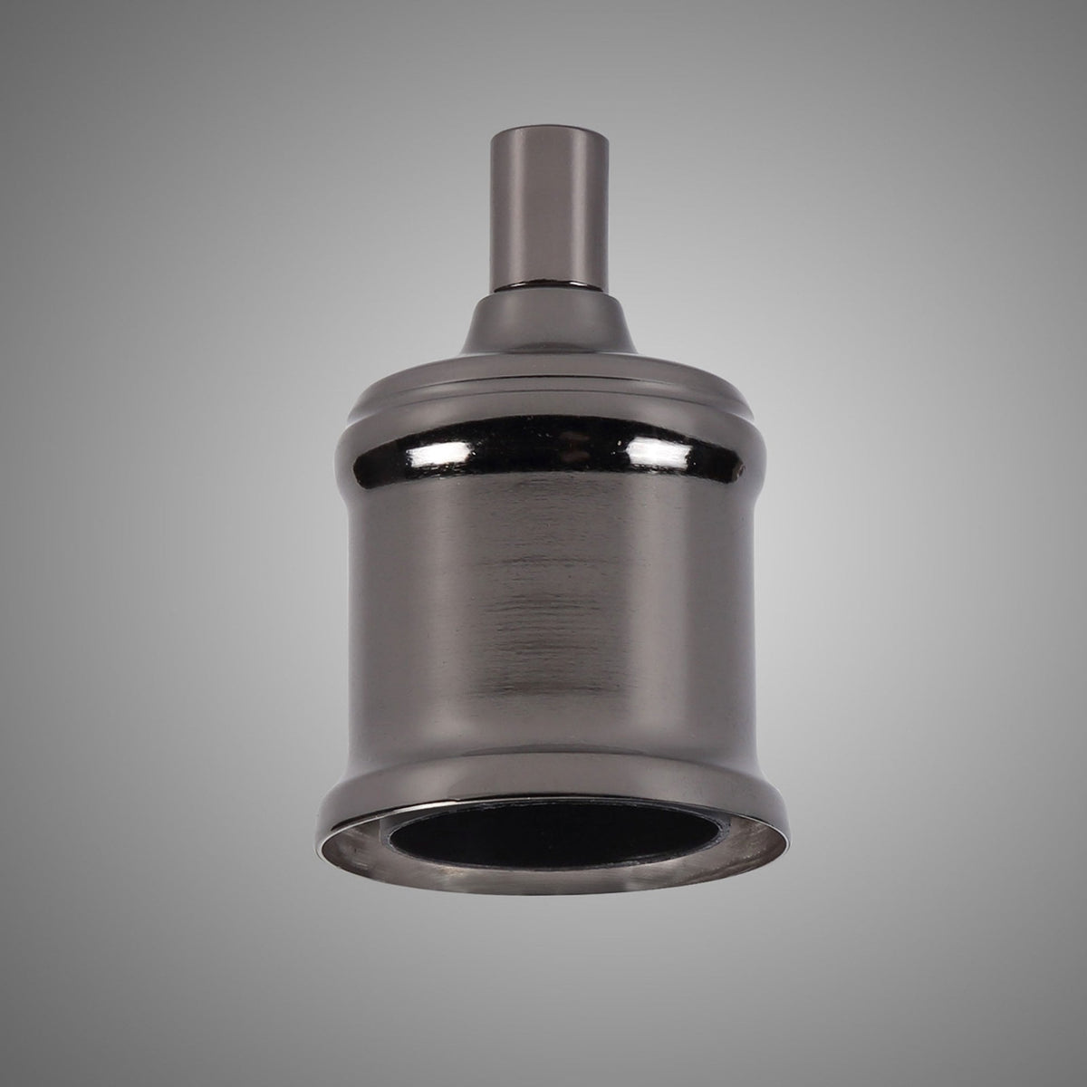 Abode Lampholder in Black Chrome