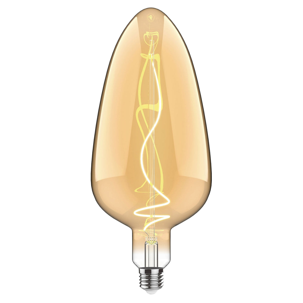 Classic Style E27 Amber Type G Dimmable Extra Warm White LED 4W 2100K 200lm