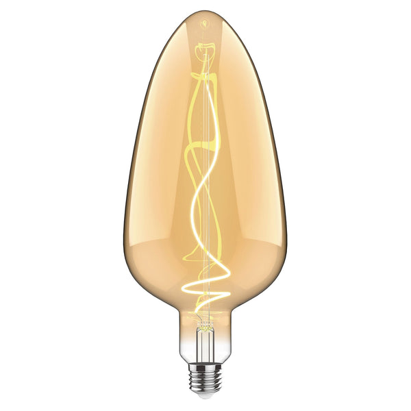 Classic Style E27 Amber Type G Dimmable Extra Warm White LED 4W 2100K 200lm