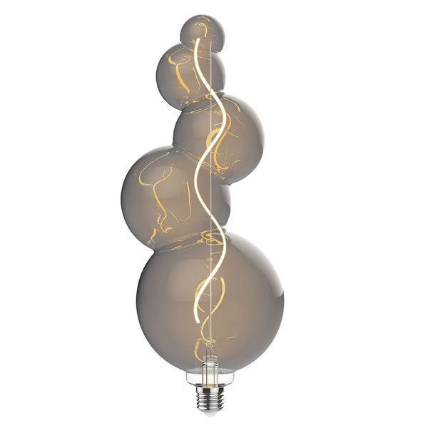 Classic Style E27 Smoked Type A1 Dimmable Extra Warm White LED 4W 2100K 120lm