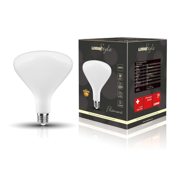 Classic Style E27 Opal Type N3 Dimmable Warm White LED 4W 2700K 320lm