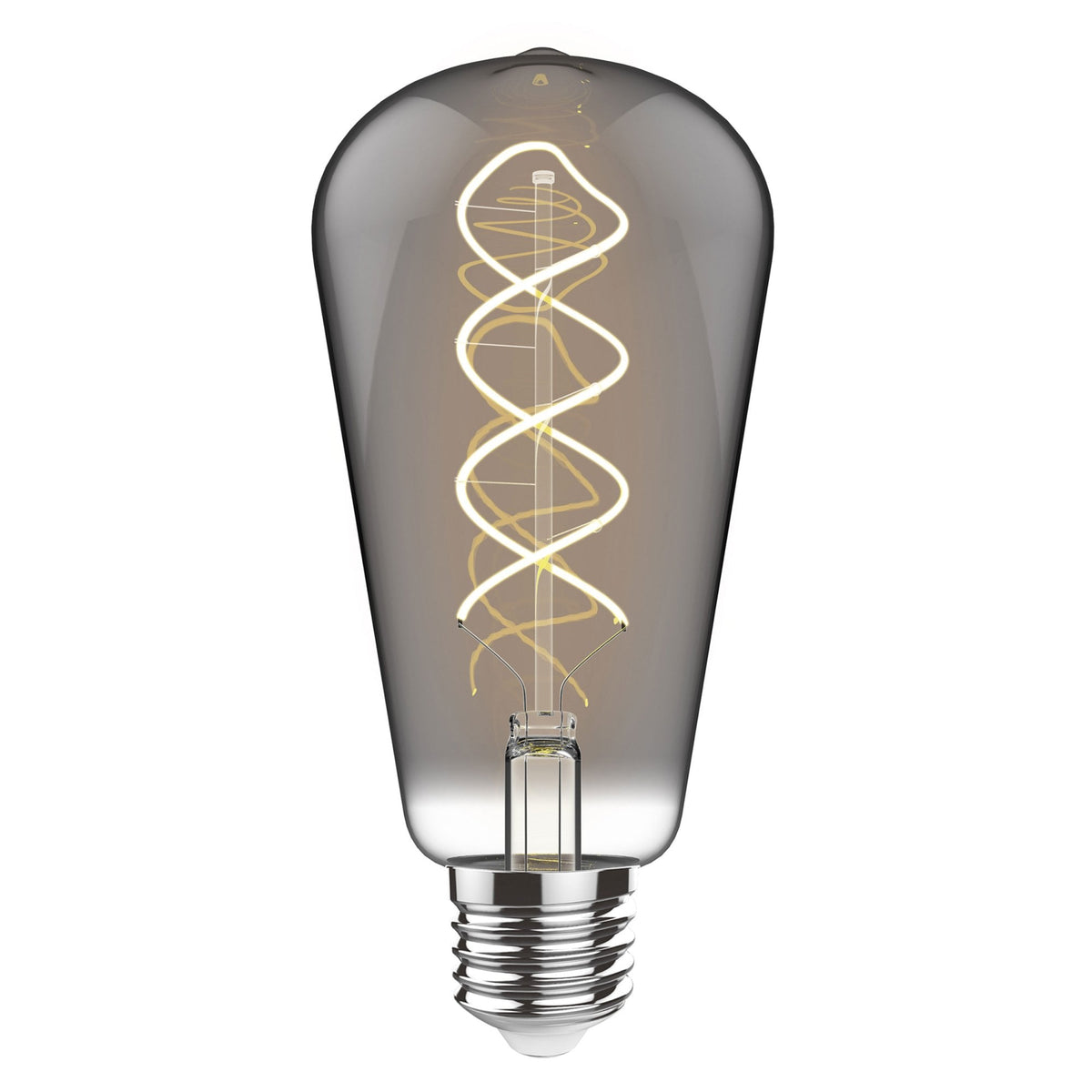 Classic E27 Dimmable Smoked Extra Warm White Pear Shaped LED 4W 2100K 120lm