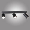 Sal Linear Three Light Bar Spotlight in Matt Black