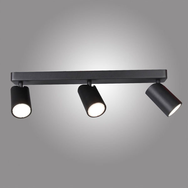 Sal Linear Three Light Bar Spotlight in Matt Black
