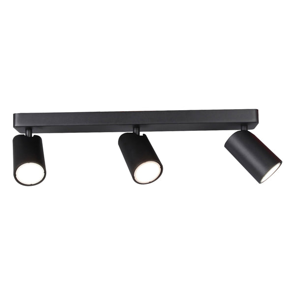 Sal Linear Three Light Bar Spotlight in Matt Black