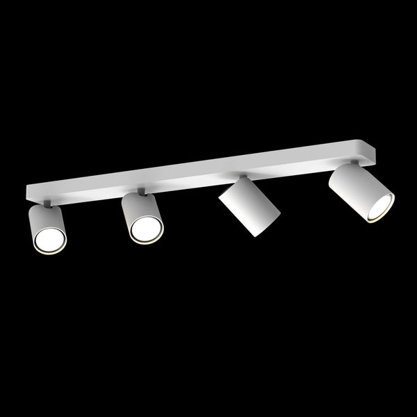 Sal Linear Four Light Bar Spotlight in Matt White