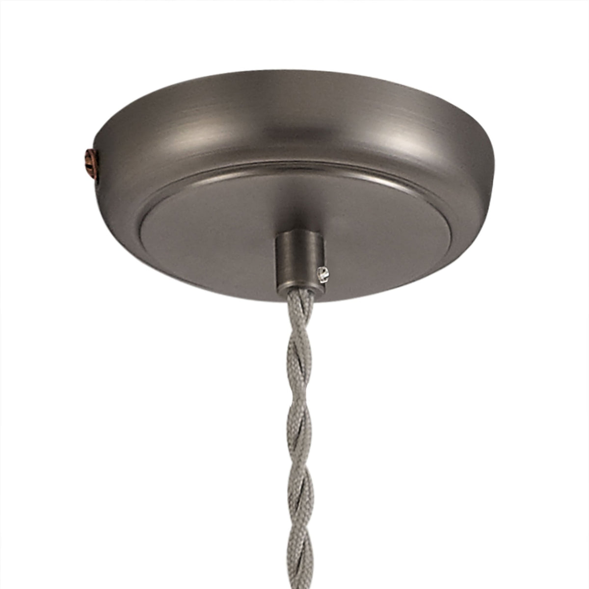 Croyde Medium 250mm Pendant in Antique Silver & Copper