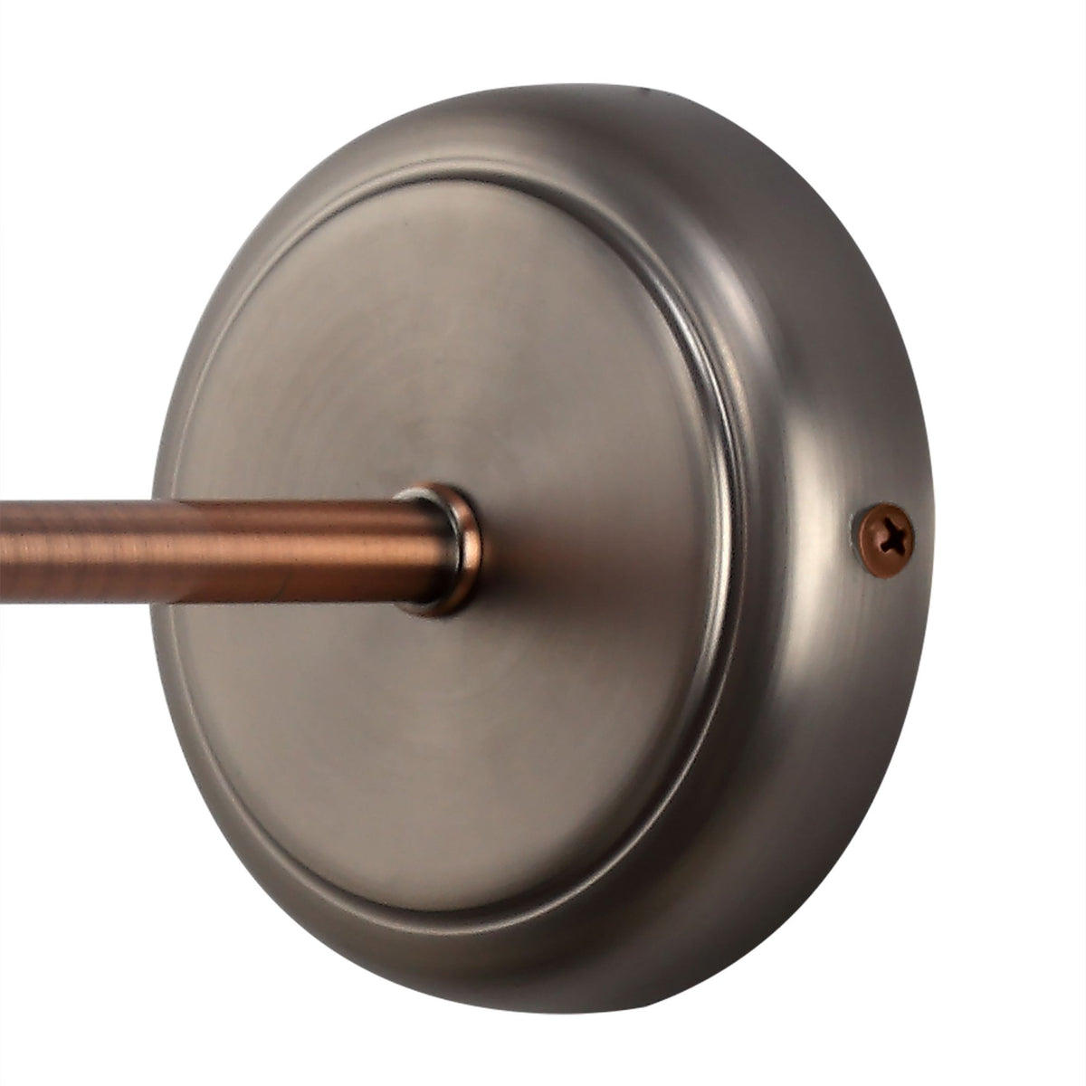 Croyde Adjustable Wall Light in Antique Silver & Copper