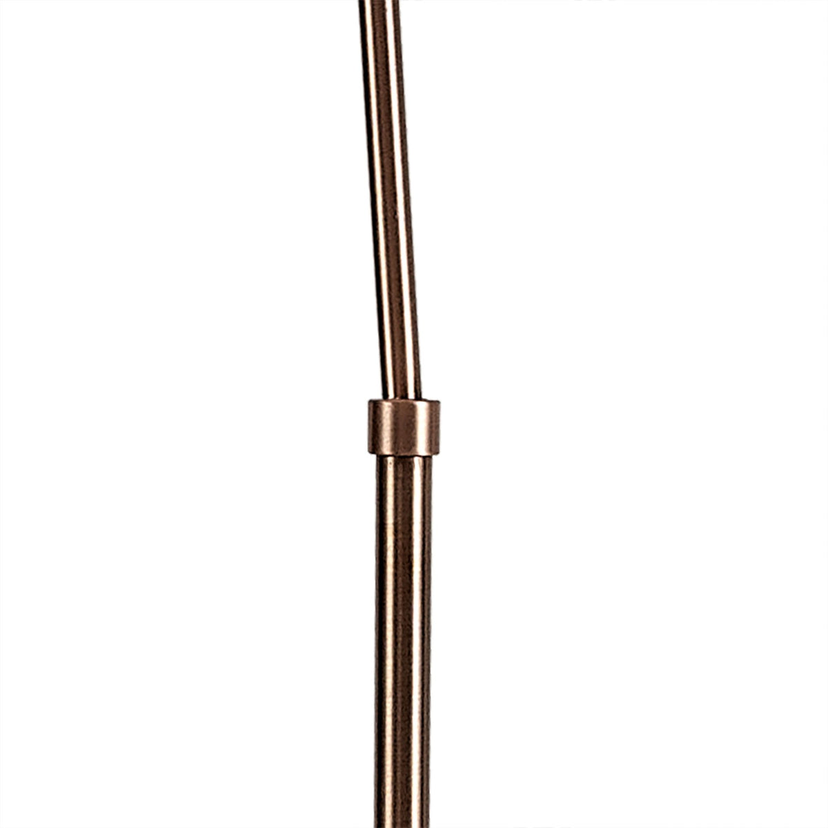 Croyde Adjustable Floor Lamp in Antique Silver & Copper