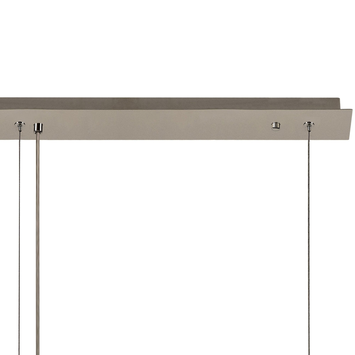 Lustleigh 102 x 9cm Linear Pendant Chandelier in Polished Chrome & Crystal