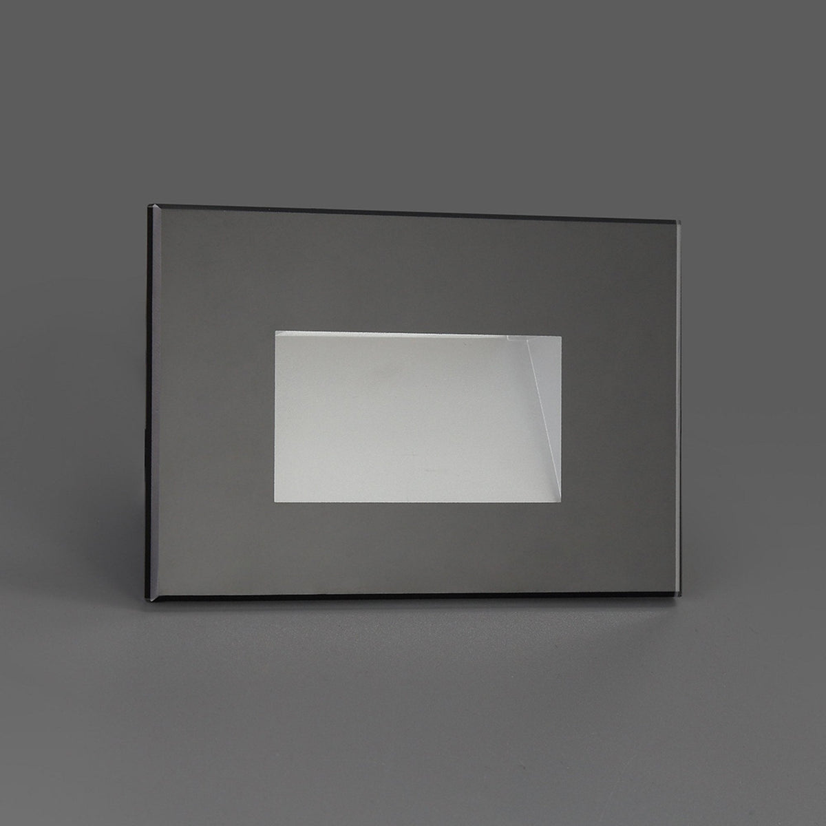 Kingsteignton Black IP65 LED Recessed Rectangle Wall Light