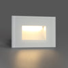 Kingsteignton White IP65 LED Recessed Rectangle Wall Light