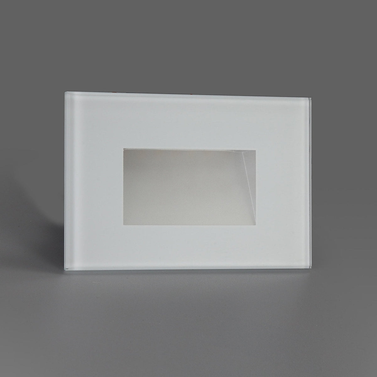 Kingsteignton White IP65 LED Recessed Rectangle Wall Light