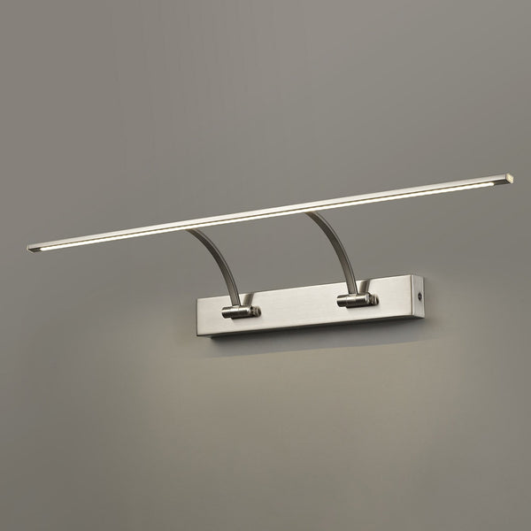 Powderham 755mm 14W Satin Nickel Adjustable LED Picture Light