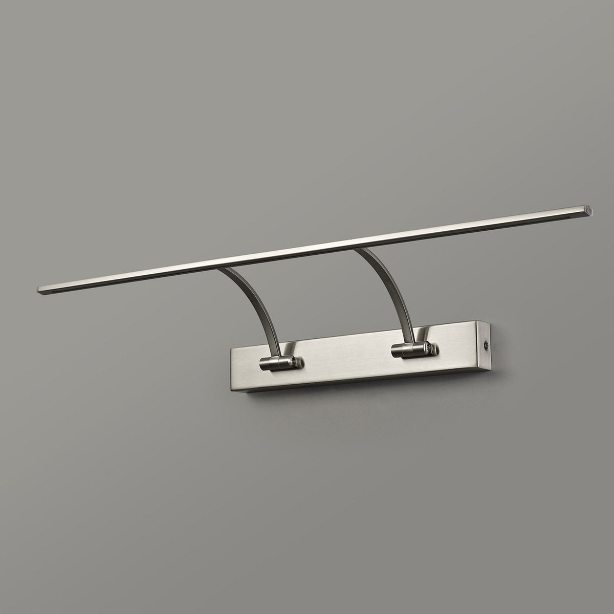 Powderham 755mm 14W Satin Nickel Adjustable LED Picture Light