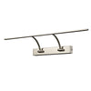 Powderham 755mm 14W Satin Nickel Adjustable LED Picture Light