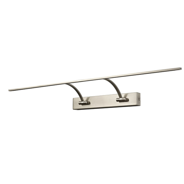 Powderham 900mm 16W Satin Nickel Adjustable LED Picture Light