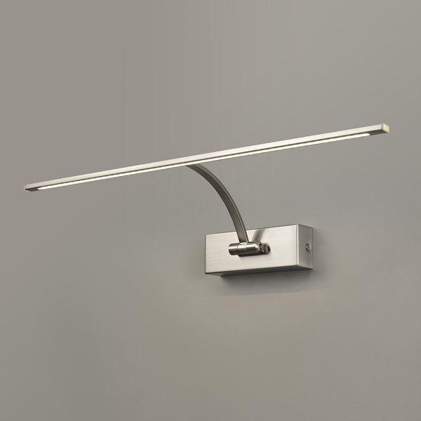 Powderham 560mm 10W LED Adjustable Picture Light in Satin Nickel