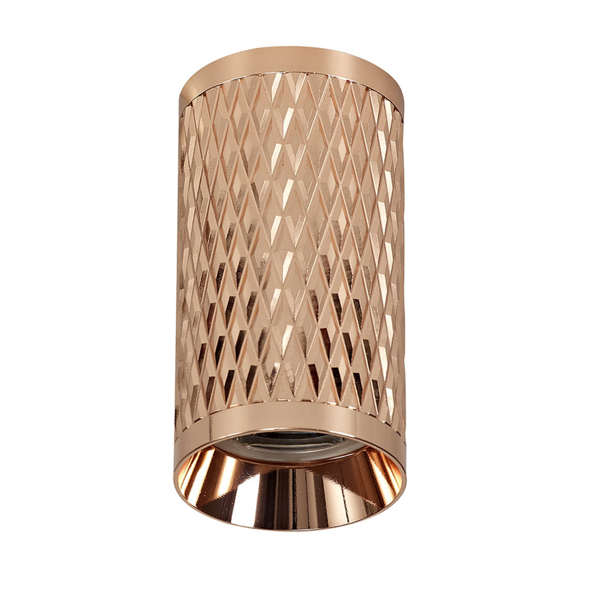 Stratton Small Rose Gold Surface Mounted Downlight