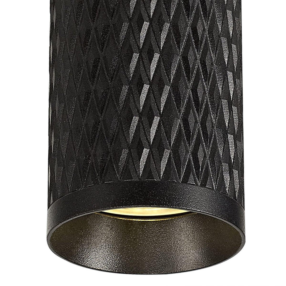 Stratton Large Sand Black Surface Mounted Ceiling Light